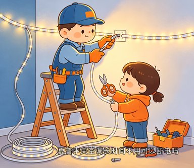 夏普中央空调长时间不用可以断电吗