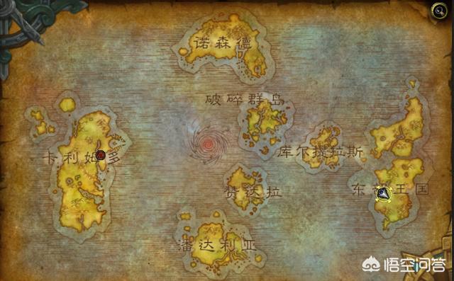 艾泽拉斯地图_艾泽拉斯地图高清大图