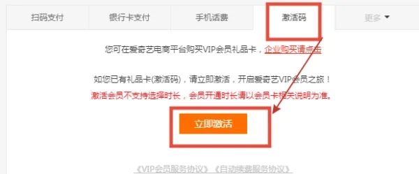 爱奇艺vip激活码_爱奇艺VIP激活码