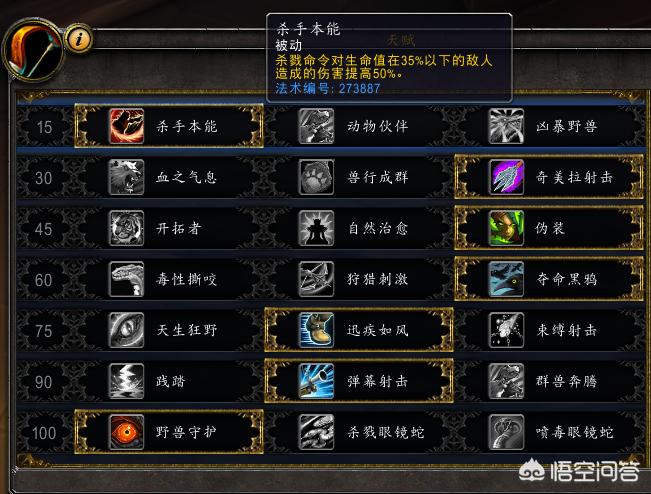魔兽世界猎人天赋_魔兽世界猎人天赋加点图