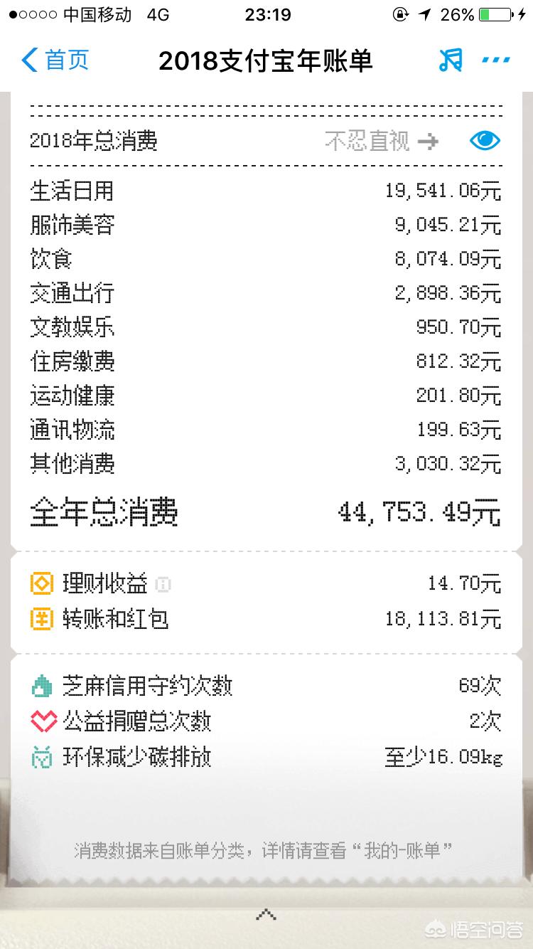 2018支付宝账单_2019支付宝账单