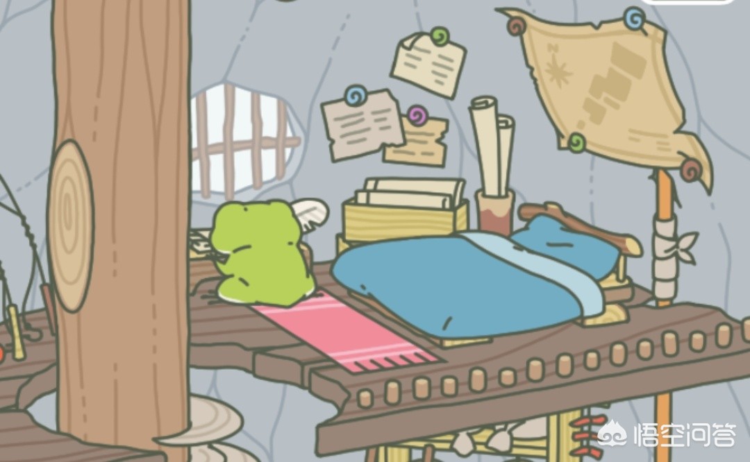 旅行青蛙明信片_