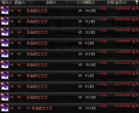 dnf无名女战士_dnf无名战士之刃怎么得