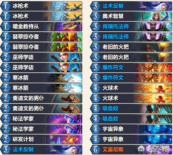 炉石传说法师套牌_炉石传说法师套牌组合推荐
